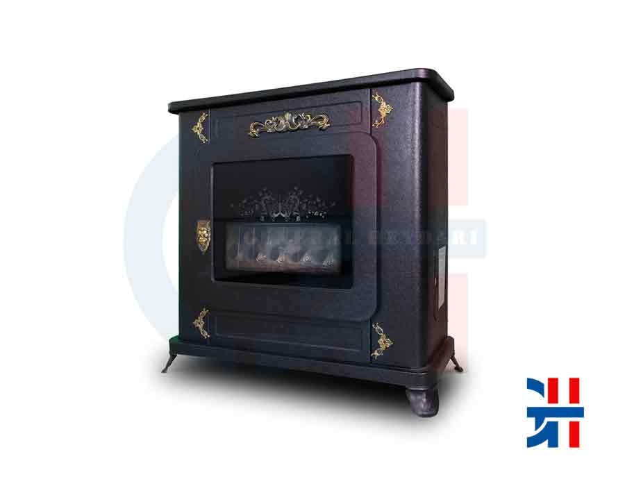  بخاری گازی جنرال سهند مدل شومینه 30000 مشکی2 