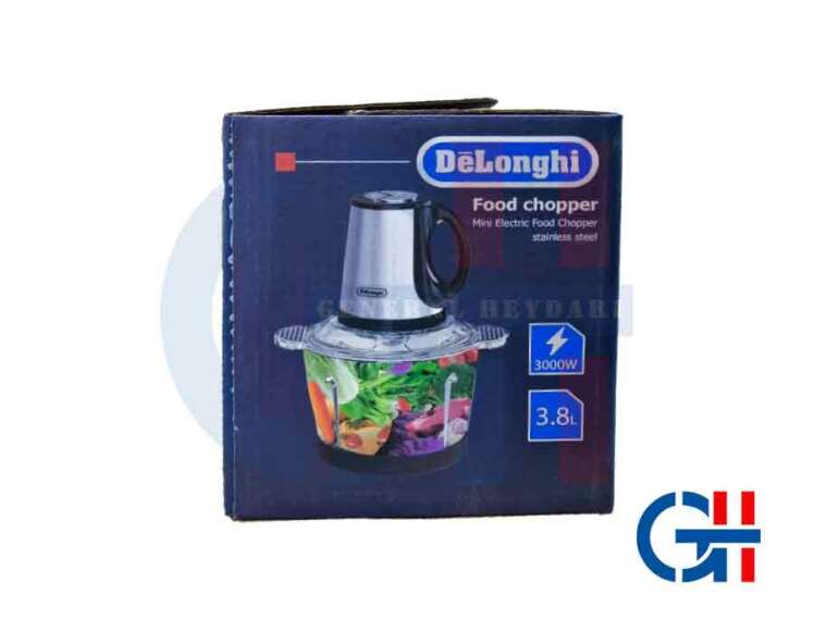 تصویر خردکن دلونگی C123081 با موتور 3000 وات و مخزن 3.8 لیتری مناسب آشپزخانه‌های خانگی و تجاری