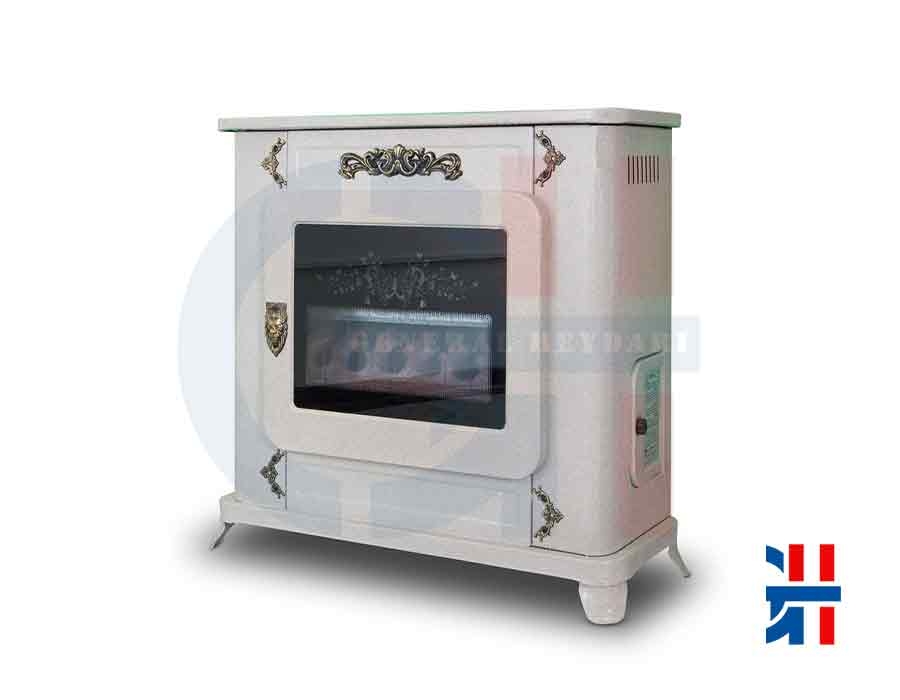  بخاری گازی جنرال سهند مدل شومینه 30000 سفید2 