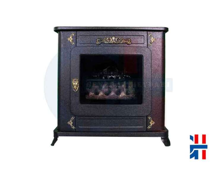 بخاری گازی جنرال سهند مدل شومینه 30000 مشکی